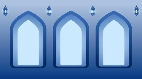 Islamic background with gradient color Stock Illustration