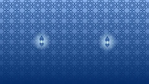 Islamic background with gradient color Stock Illustration
