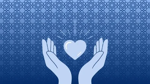 Islamic background with gradient color Stock Illustration
