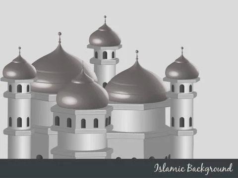 Islamic background Stock Illustration