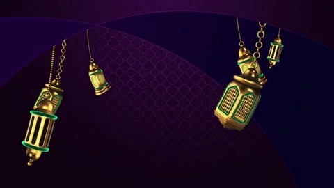 Islamic Background Loop Stock Footage 346177086