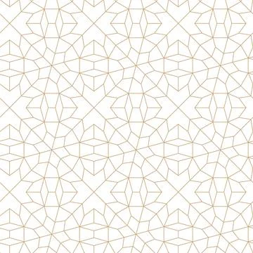 Islamic background with traditional style arabic. Seamless pattern for card Stock Illustration