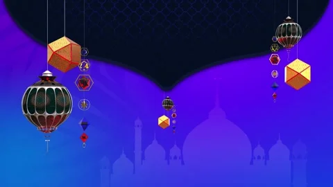 Islamic Background V2 Stock Footage 346248278