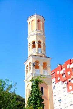 Islamic bell tower Stock Photos
