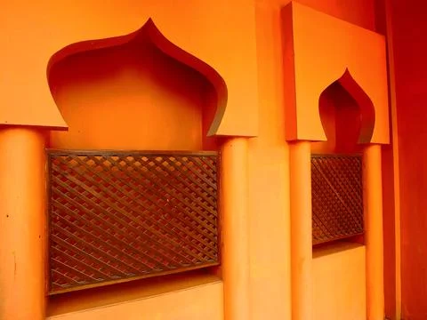 Islamic building architectural background. Foto stock