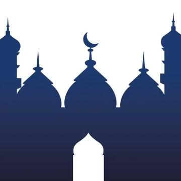 Islamic building icon Ilustración de archivo