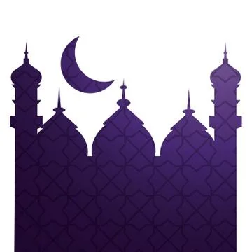 Islamic building icon Ilustración de archivo