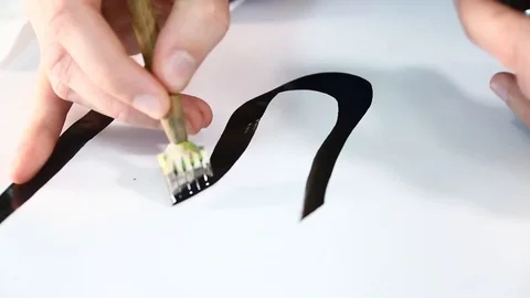 Islamic calligraphy 库存影片 120212132