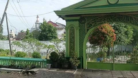 Islamic cemetery Stock Footage 233308169