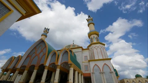 Islamic center mosque timelapse Video stock 206223783