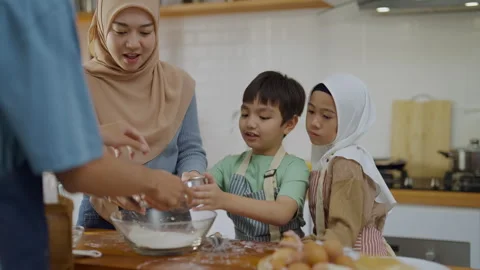 Islamic cooking concept of 4k resolution. Stock Footage 309297944