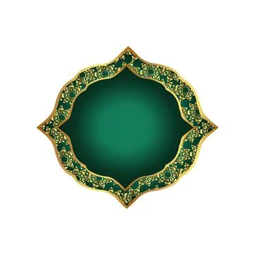 Islamic corner decoration corner ramadan islamic corner Stock Illustration