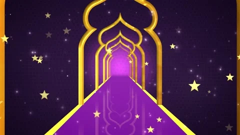 Islamic Corridor Background Vidéo 204146097