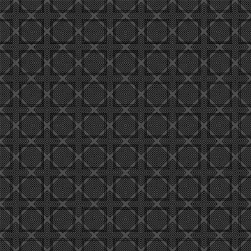Islamic dark geometric pattern seamless. East ornament. Muslim background. Ve Stock Illustration