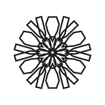 Islamic decorative ornament graphic element vector Stock Illustration