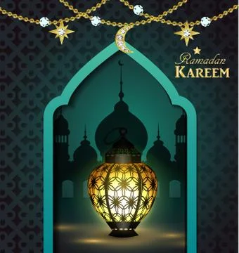 Islamic design mosque door Illustrazione stock