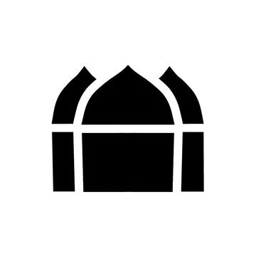 Islamic Dome Silhouette Icon イラスト素材
