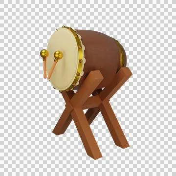 Islamic drum Stock Illustration