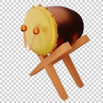Islamic drum Stock Illustration