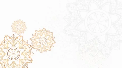 Islamic Floral Mandala Eid Background Animation Video stock 326020804
