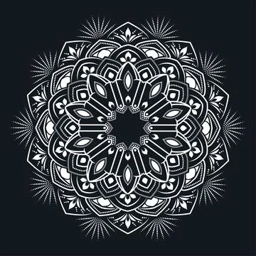 Islamic floral pattern, Moorish patterns, Vector Illustration Stock Illustration