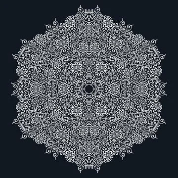 Islamic floral pattern, Moorish patterns, Vector Illustration Stock Illustration