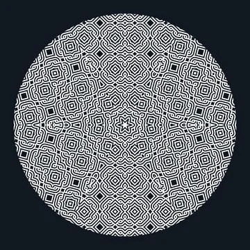 Islamic floral pattern, Moorish patterns, Vector Illustration Stock Illustration