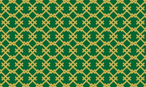 Islamic Geometric Pattern Background with Decorative Gold Ornament for Eleg.. Stock Illustration