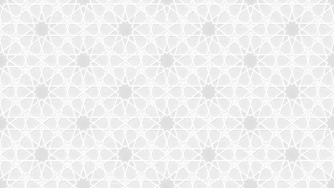Islamic Geometric Pattern Background Loop, Seamless Arabesque Animation Stock Footage 328090692