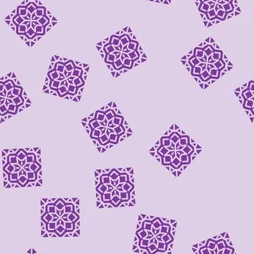 Islamic geometric pattern glyph vector seamless pattern Stockillustratie