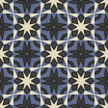 Islamic geometric pattern Illustrazione stock