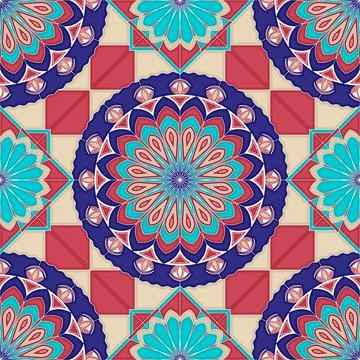 Islamic geometric pattern Stock Illustration