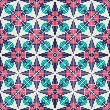 Islamic geometric pattern Stock Illustration