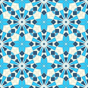 Islamic geometric pattern Illustrazione stock