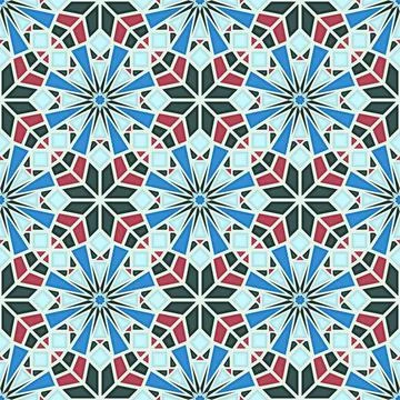 Islamic geometric pattern Illustrazione stock
