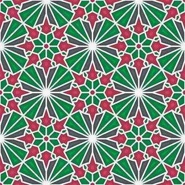 Islamic geometric pattern Stockillustratie