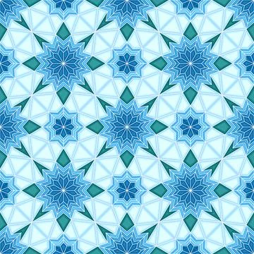 Islamic geometric pattern 스톡 일러스트