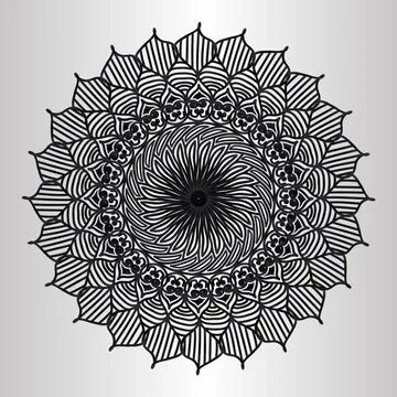 Islamic geometric pattern mandala of abstract decorative  design Stock Illustration