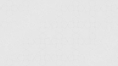 Islamic Geometric Pattern White Overlay Alpha Channel Ramadan Eid Loop 4K Stock Footage 347191486