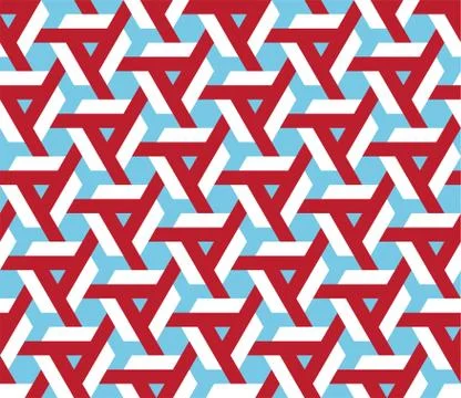 Islamic geometric seamless pattern, vector illustration Stock Illustration