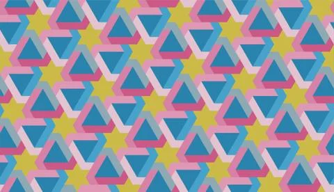 Islamic geometric seamless pattern, vector illustration Illustrazione stock