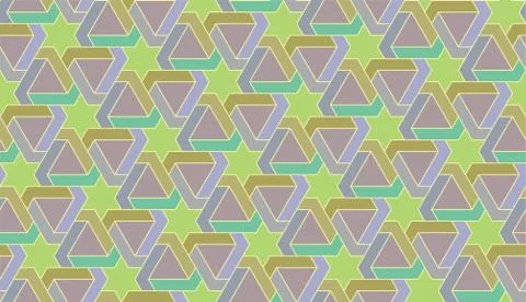 Islamic geometric seamless pattern, vector illustration イラスト素材