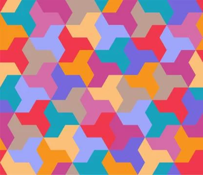 Islamic geometric seamless pattern, vector illustration Stock Illustration