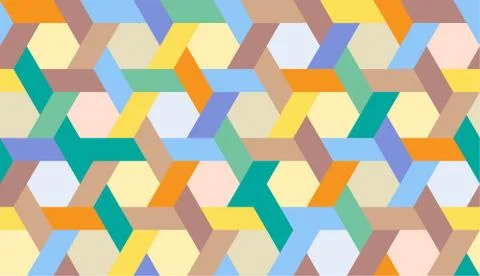 Islamic geometric seamless pattern, vector illustration Illustrazione stock