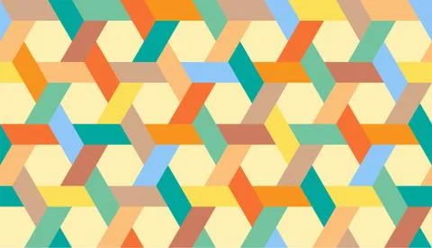 Islamic geometric seamless pattern, vector illustration Stock Illustration