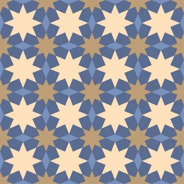 Islamic geometric seamless pattern, vector illustration イラスト素材