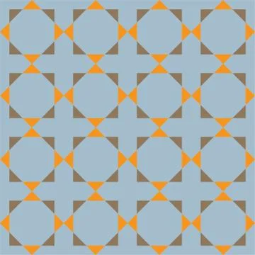 Islamic geometric seamless pattern, vector illustration Illustrazione stock