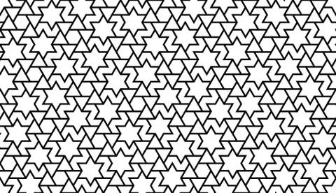 Islamic geometric seamless vector pattern Stock Illustration