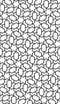Islamic geometric seamless vector pattern Stock Illustration