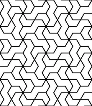 Islamic geometric seamless vector pattern Stock Illustration